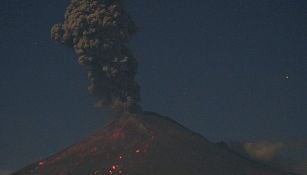 Erupción del Popocatépetl 