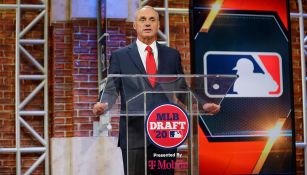 Rob Manfred, en conferencia de prensa