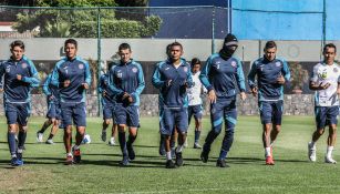 Cruz Azul en entrenamiento