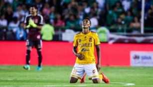 Francisco Meza durante un partido con Tigres