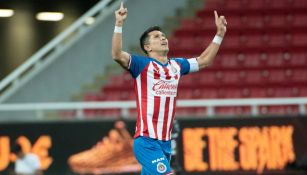 Jesús Molina durante un partido con Chivas