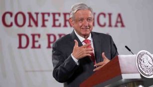 López Obrador durante una conferencia de prensa