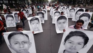 Marcha por cuatros años de Ayotzinapa