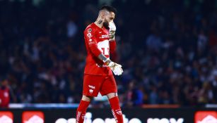 Alfredo Saldívar durante un partido con Pumas