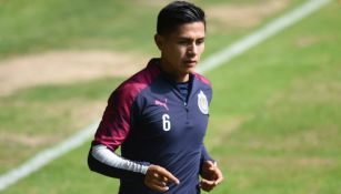 Dieter Villalpando en entrenamiento