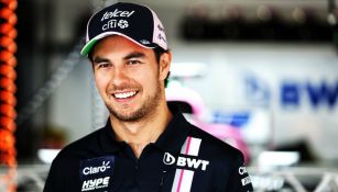 Checo Pérez previo a una carrera de F1