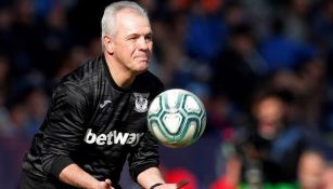 Javier Aguirre durante un duelo del Leganés