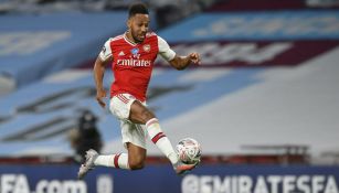 Aubameyang en acción con Arsenal