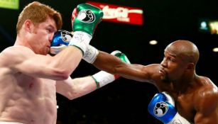 Floyd impacta al mexicano con un fuerte golpe 