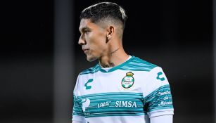 Arteaga, durante un juego de Santos Laguna