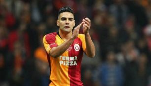 Radamel Falcao en celebración con Galatasaray