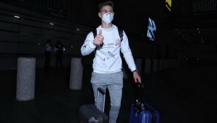 Facundo Waller llegando a la CDMX