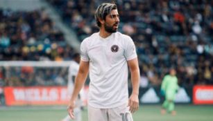 Rodolfo Pizarro jugando con el Inter Miami