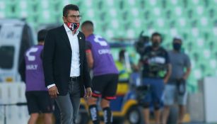 Atlas: DT interino se dijo satisfecho con el empate ante Santos