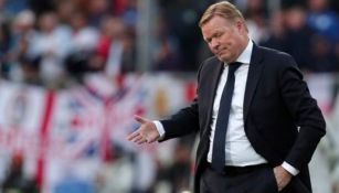 Koeman, durante un juego de Holanda