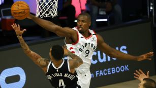 Raptors vs Nets en partido de la NBA