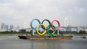 Aros olímpicos en Tokio