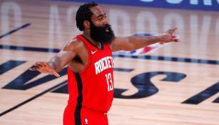 Harden, durante el juego ante el Thunder