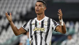 Cristiano Ronaldo en partido con la Juventus