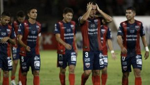 Jugadores del Atlante en lamento en actividad de Copa MX