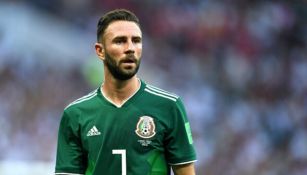 Miguel Layún en partido con el TRI