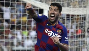 Luis Suárez durante un compromiso con el Barcelona 