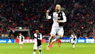 Gonzalo Higuaín durante un partido con la Juventus