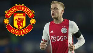 Donny van de Beek durante un duelo con el Ajax 