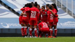 Jugadoras de Toluca, previo al duelo contra Puebla