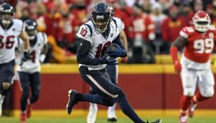 DeAndre Hopkins durante un partido con Texans