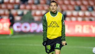 Andrés Guardado previo a un duelo con el Betis 