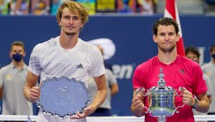 Thiem y Zverev muestran sus reconocimientos tras la Final