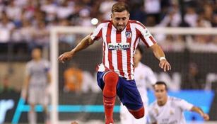 Héctor Herrera en acción con Atlético de Madrid