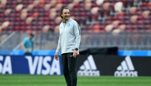 Juan Antonio Pizzi en su paso por la Selección de Arabia Saudita