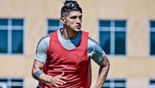 Alan Pulido en una práctica del Sporting Kansas City