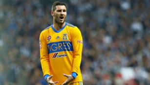 André-Pierre Gignac en lamento con Tigres