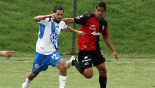 Isidro Sánchez durante un partido con Puebla