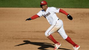 Juan Soto en partido con Nationals