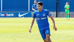 Gerardo Arteaga en partido con Genk