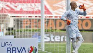 Sebastián Sosa durante un partido con Mazatlán