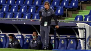 Pellegrini durante un partido del Betis