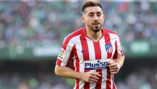 Héctor Herrera jugando con el Atlético de Madrid