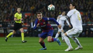 Antoine Griezmann, jugador del Barcelona, ante Ramos