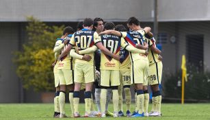 Los jugadores de la Sub 20 de América previo a un partido