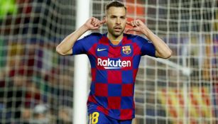 Jordi Alba durante un compromiso con el Barcelona 