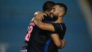 Cancún FC en festejo de gol