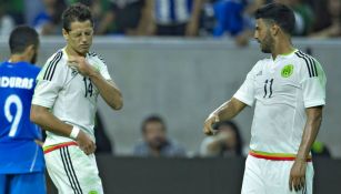 Carlos Vela y Javier Hernández con Selección Mexicana