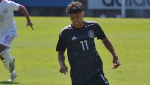 Alejandro Santana en la concentración con la Selección 