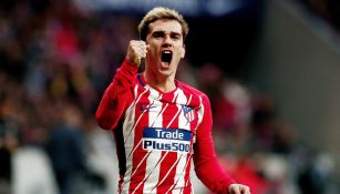 Griezmann en partido con Atlético