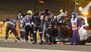 Grosjean tras terrible accidente en el GP de Baréin